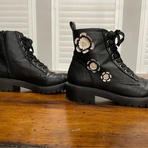 Betsey Johnson Combat Boots Dash